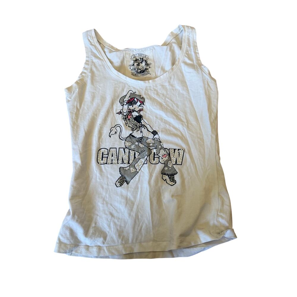 Candy Cow‎ y2k bling tank top